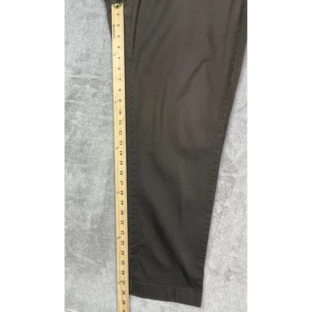 J.Crew Flex Sutton Chino Pants Mens 36x30 Brown Gray Straight Fit Cotton Stretch